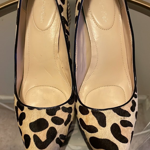Calvin Klein Leopard Heels 8.5 - Picture 2 of 4